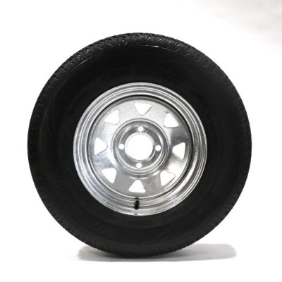 TRAILER RADIAL TIRE 175/80R13 6 PLY 1360 LBS AND GALVANIZED RIM 4 HOLES STERLING