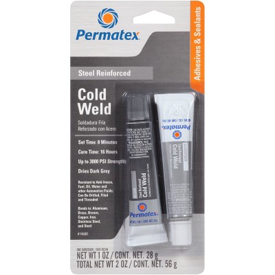 Cold Weld Bonding Compound, Two 1 oz. Tubes