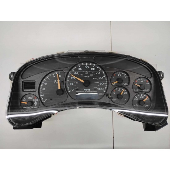 CHEVROLET SILVERADO 1999-2002 USED INSTRUMENT CLUSTER P#15059384 