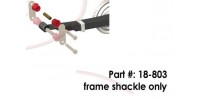  Prothane 18-803 Red Rear Frame Shackle Bushing Kit
