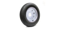 TIRE 225/75D15 8 PLY 2540 LBS AND RALLY RIM 6 HOLES VAIL SPORT
