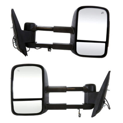 GMC Pair Heated Power Towing Smoked Side Mirror W/Signal