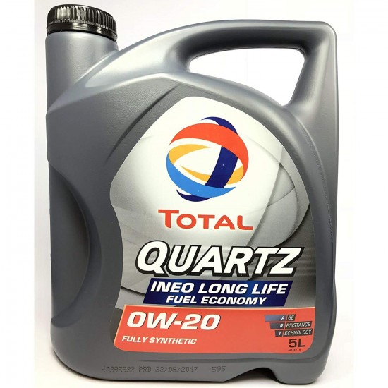Total Quartz 0w20 Ineo 5L with the new standards VW 508.00/509.00