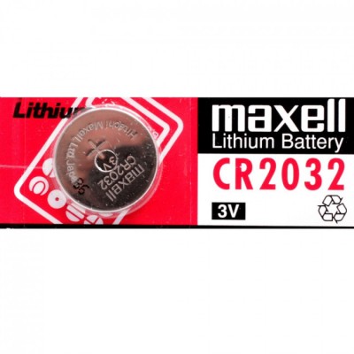 Maxell Button Cell CR2032 3v Lithium Battery Expiration date 2024