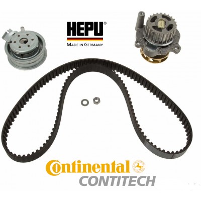VW Engine Timing Belt Kit with Water Pump 