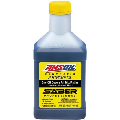 Amsoil SABER Professional Synthetic 2-Stroke Oil 946ml